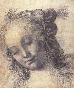 Andrea del Verrocchio Head of a Girl oil painting